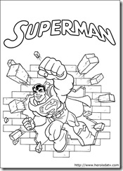 super homem liga da justiça desenhos para colorir pintar imprimir dc-comics