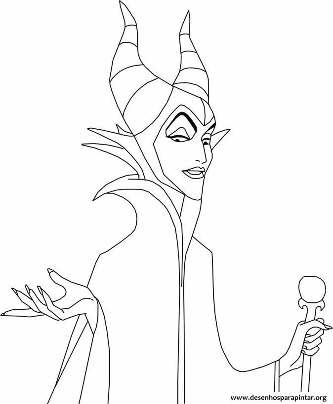 maleficent easy coloring pages - photo #9