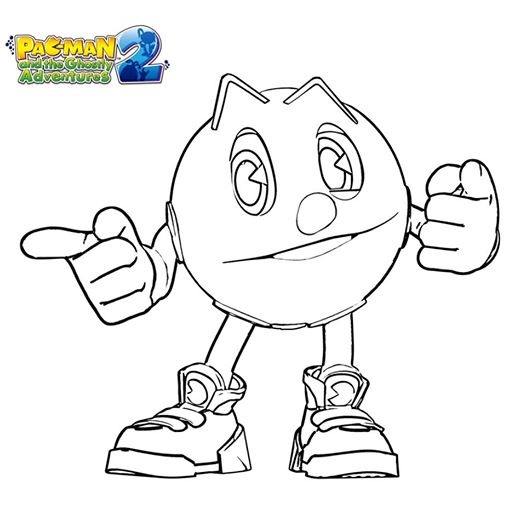 pac man coloring pages - photo #37
