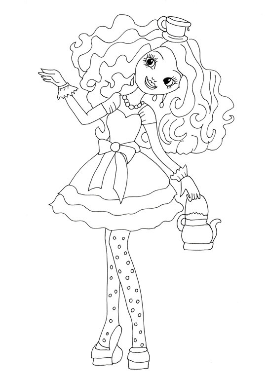baby ever after high coloring pages - photo #7